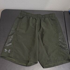 Under Armour Men's Olive Athletic Shorts
